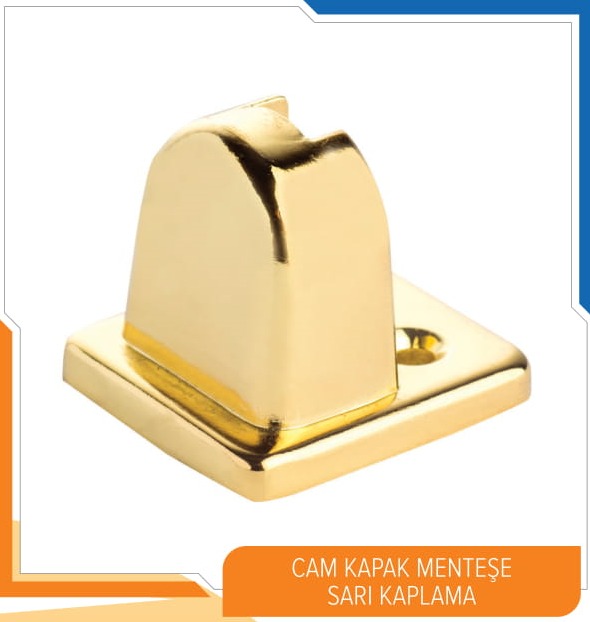Cam Kapak Menteşe (Sarı Kaplama) / Glass Lid Hinge Gold / مفصلة غطاء زجاجي ذهبي
